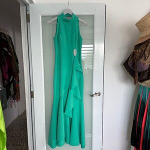 Vince Camuto Halter Gown